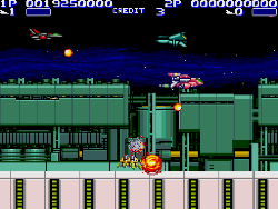 aero blasters on pc-engine